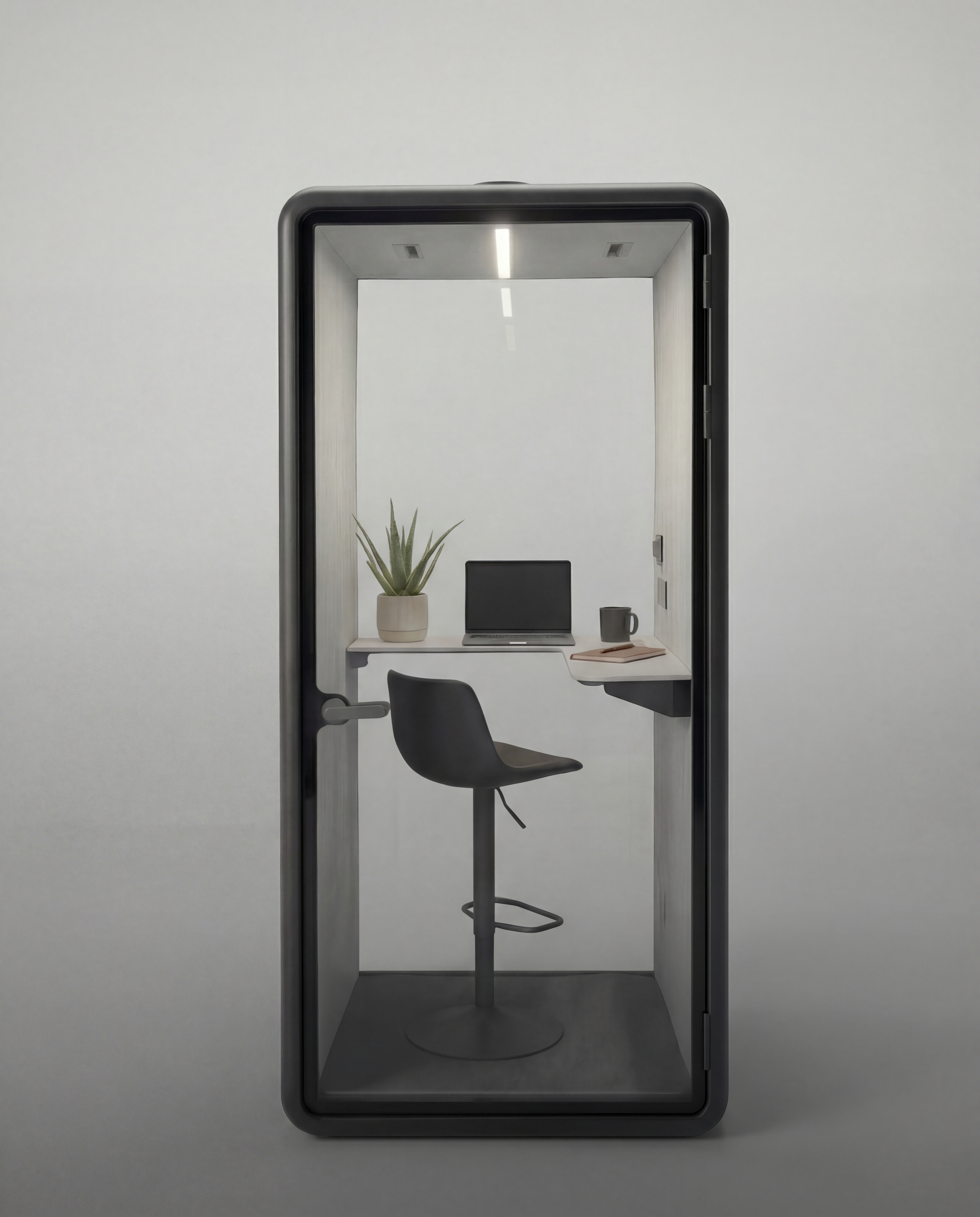 Soundproof office phone booth for one person, Quiet Cabins Single Work Booth