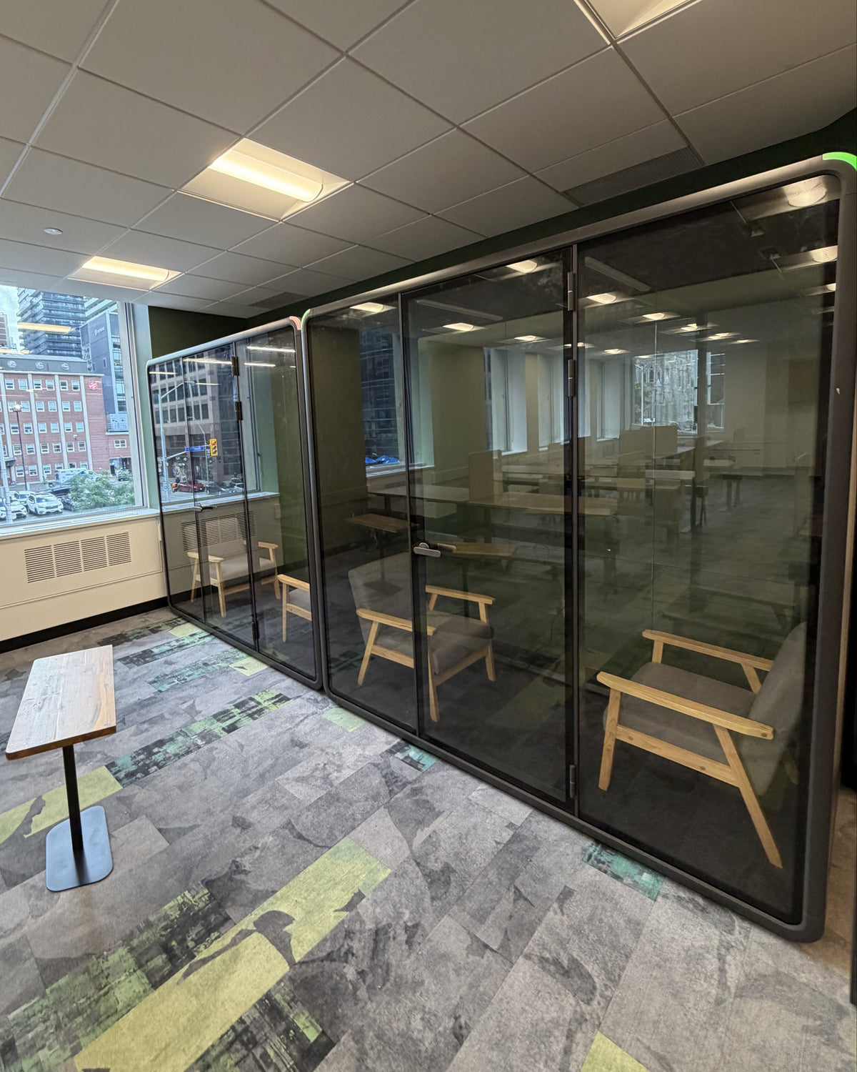 Double Work Booth
