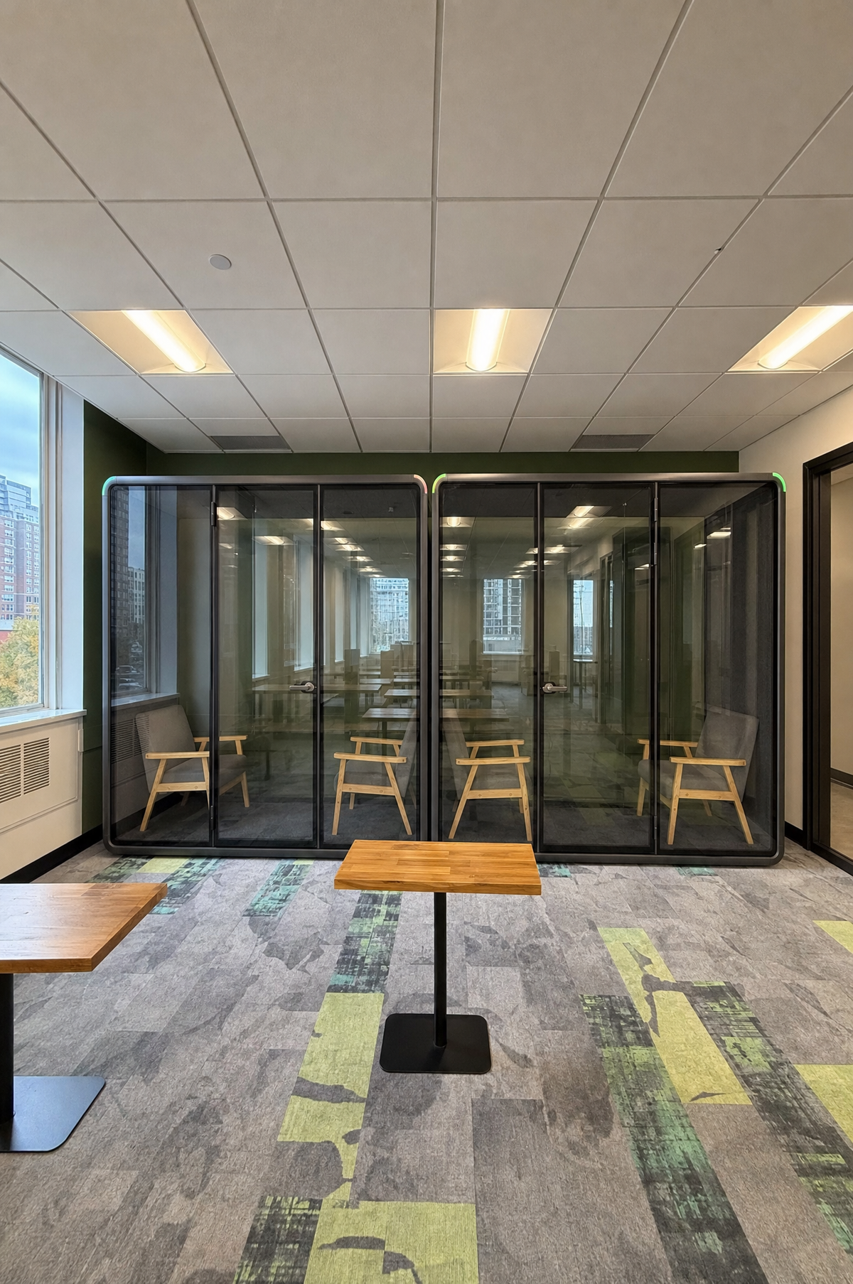 Double Work Booth
