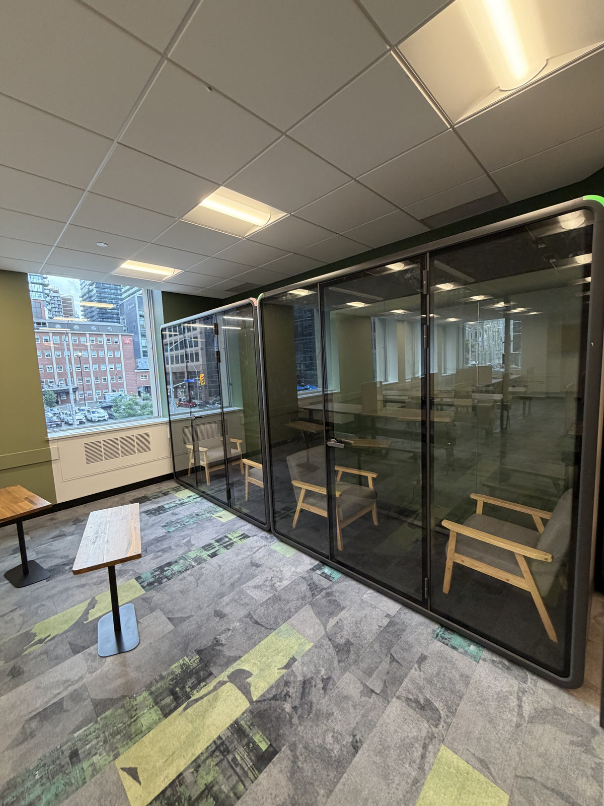 Double Work Booth