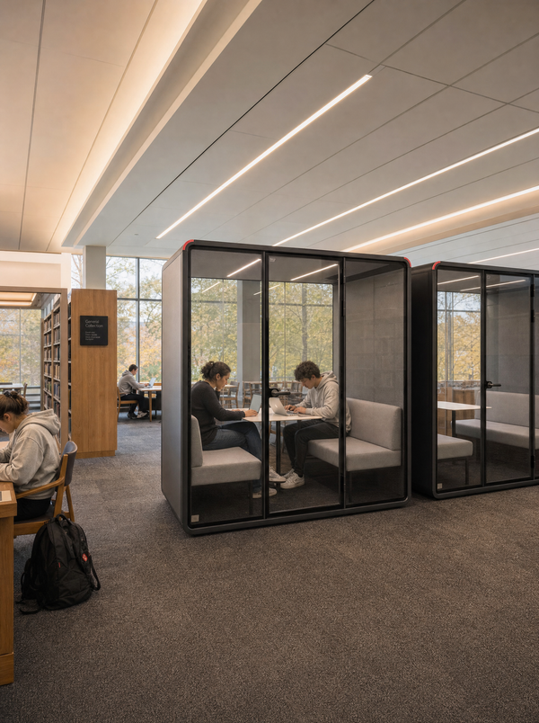 Quiet Cabins installation