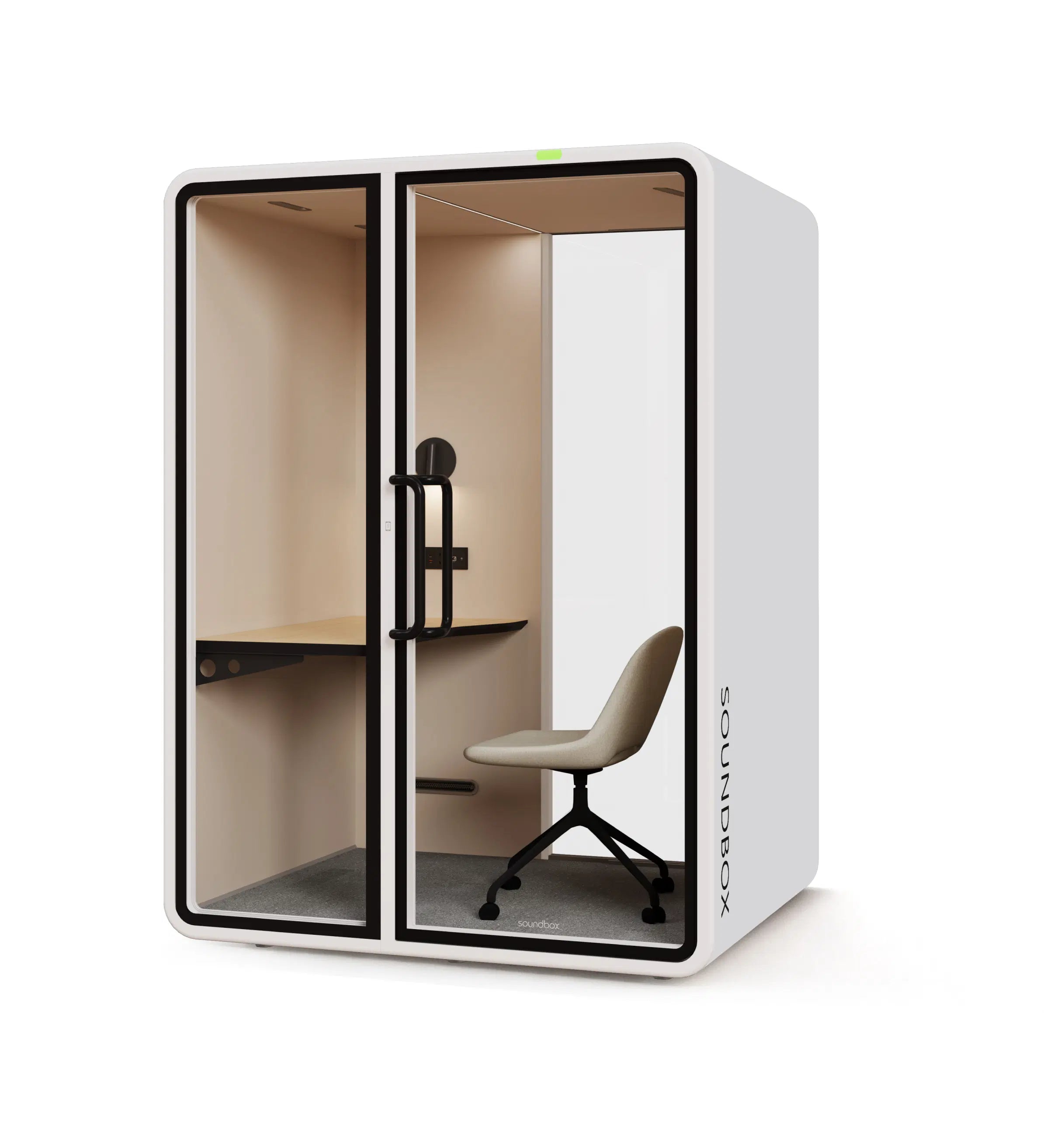 Interior of the SoundBox VRS-M pod